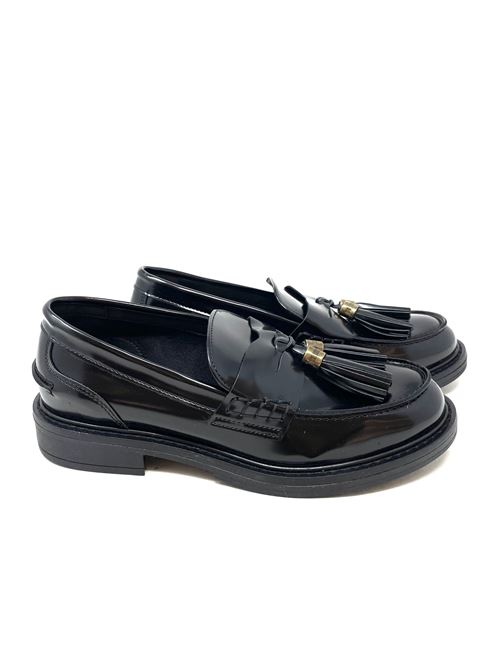 Mocassino donna con nappine IL LACCIO | 7854003BRUSHNERO